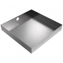 custom made stainless steel drain pan metal part stamping fabrication service